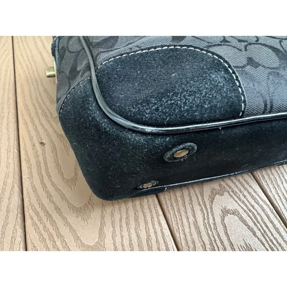 Coach y2k suede